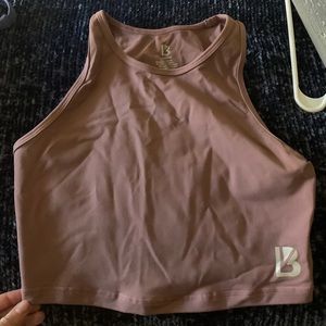 Buff bunny Aurora Crop in Mauve